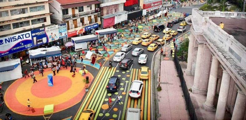 Aerial View of the Intervention in Action